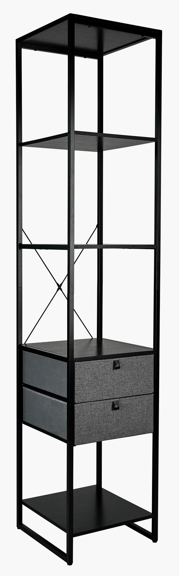 Klesstativ svart - 44x46,5x215 cm