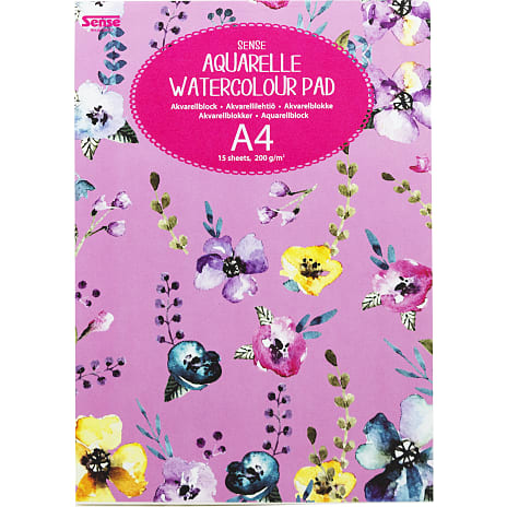 Akvarelblok A4 - 20 blade