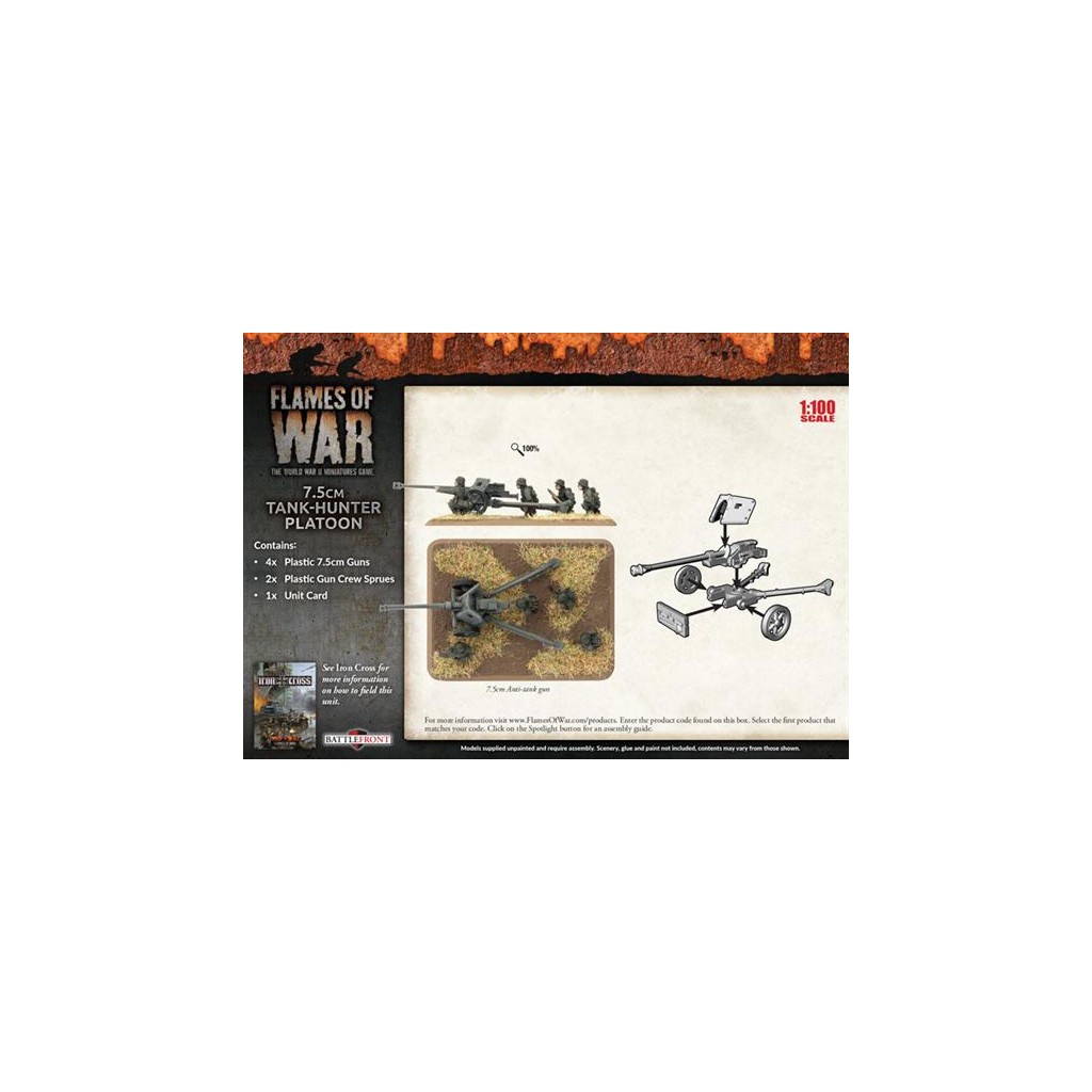 Flames of War - 7.5cm Tank-Hunter Platoon