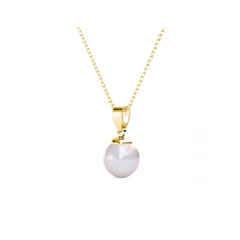 Pendentifs Full Moon Pearl - Doré