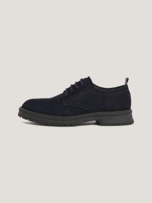 Sapatos Derby de camurça com cadarço