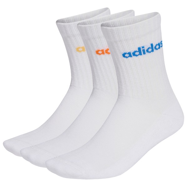 adidas - Cushioned Linear Crew 3-Pack - Chaussettes multifonctions