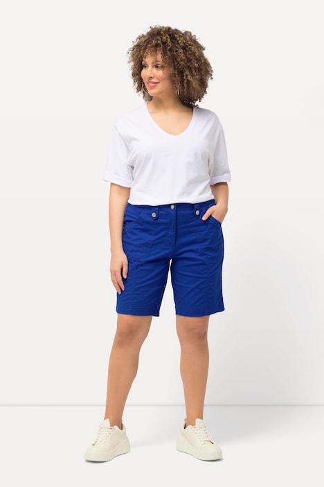 Cargo-Bermuda, Komfortbund, 4-Pocket-Schnitt