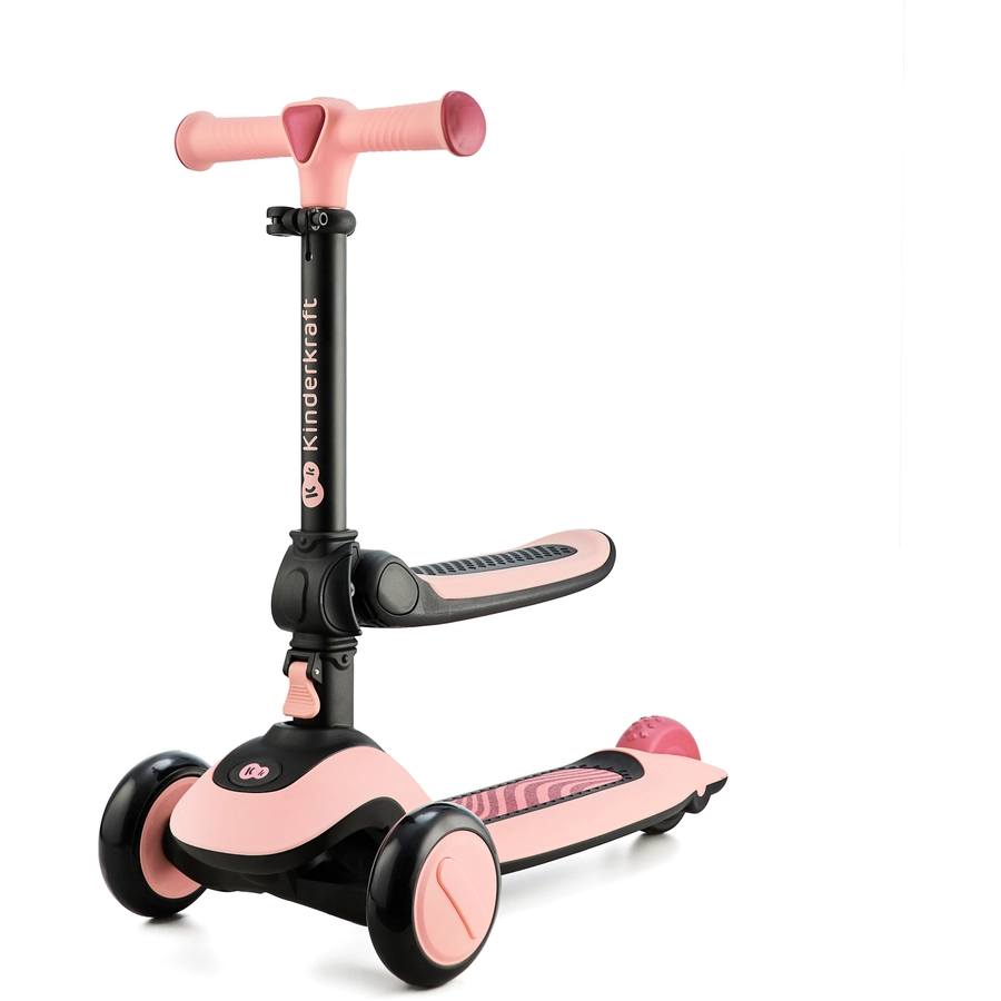 Kinderkraft 2 in 1 Laufrad & Roller Halley Rose pink