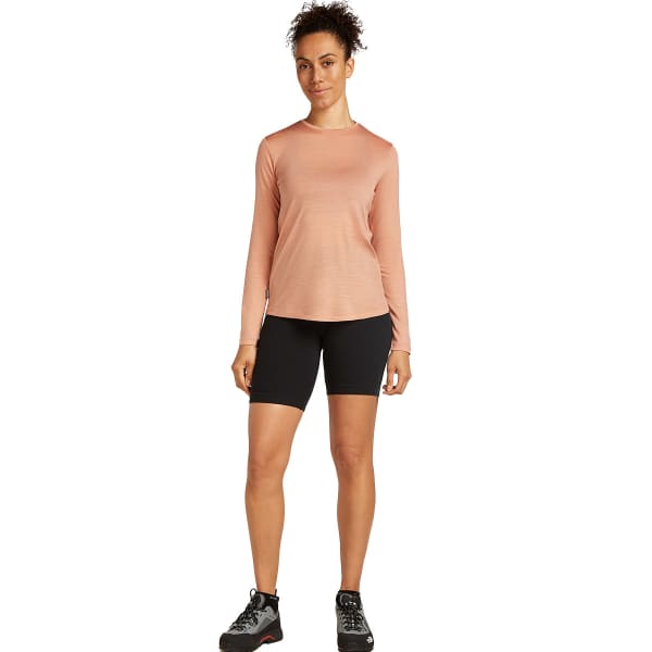 T-shirt randonnée ICEBREAKER W MERINO 125 COOL-LITE SPHERE III LS TEE DESERT SAND