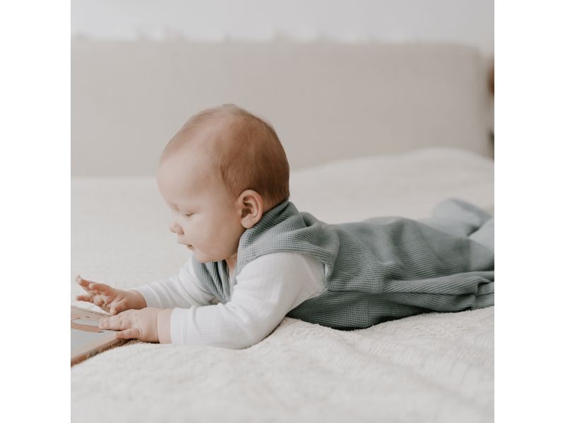 emma & noah Baby-Sommerschlafsack Essential Mint 60 cm Sommerschlafsack für Babys