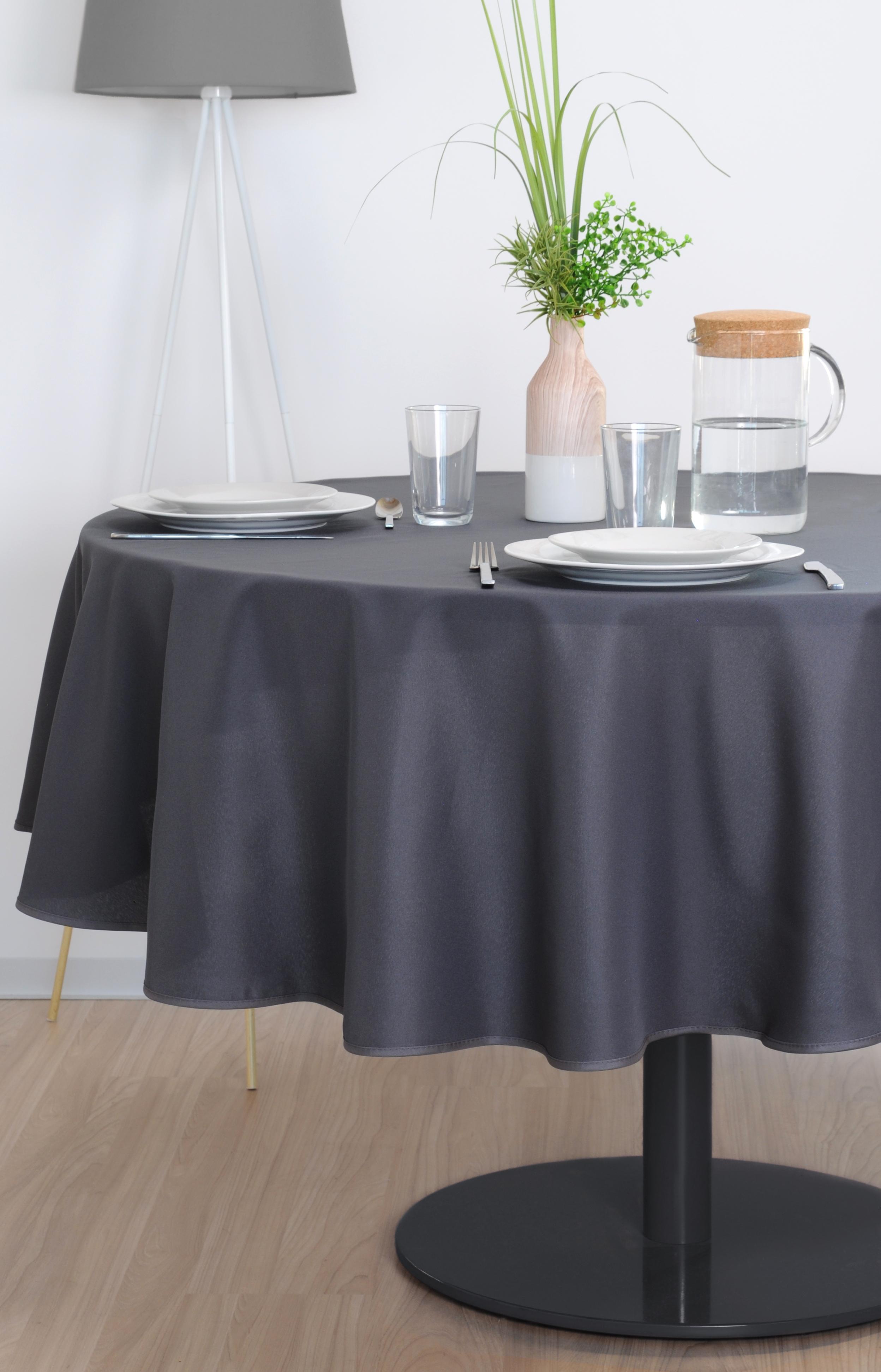 NELSON NAPPE 180CM DIAM BLANC
