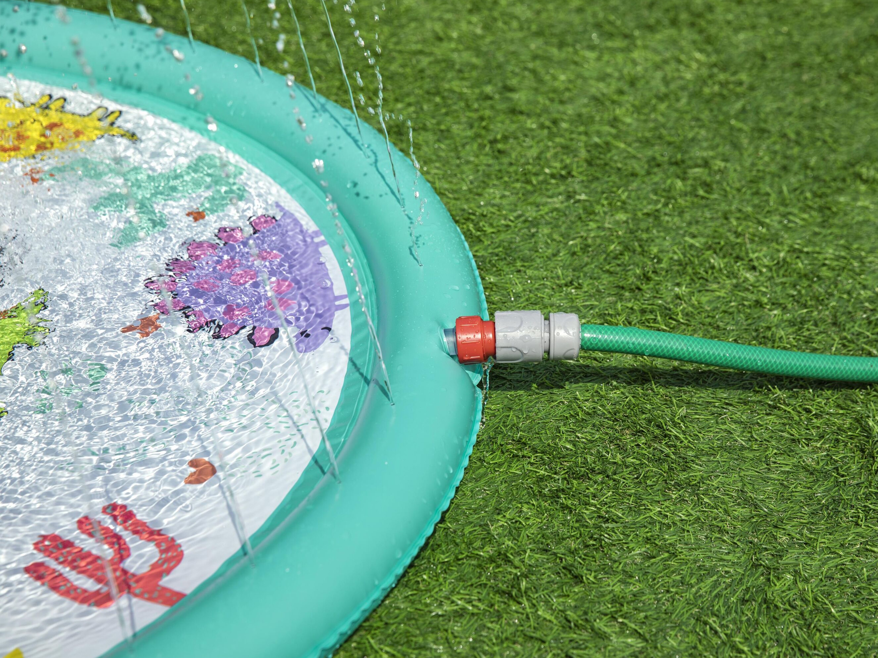 Wassermatte mit Sprinkler Desert Dino 122 cm