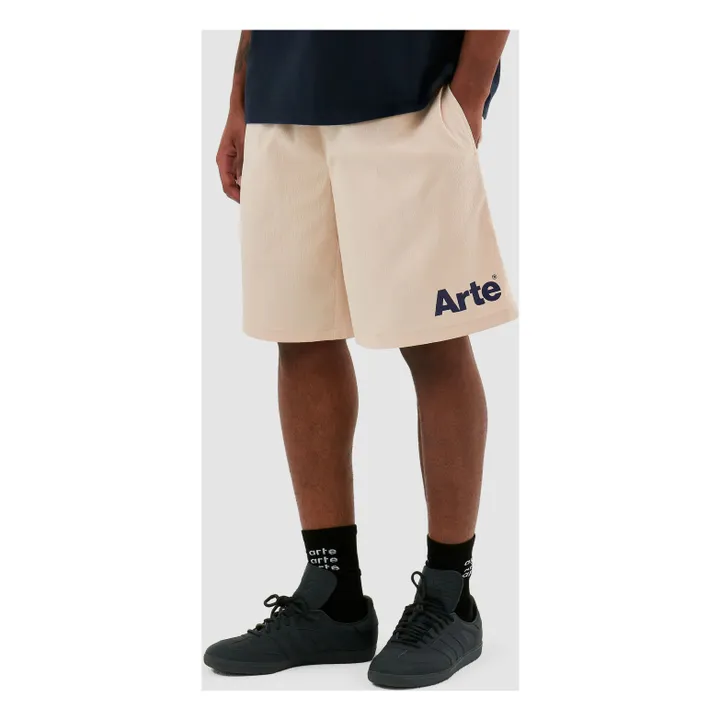 Arte Antwerp Short Arte Logo | Ecru