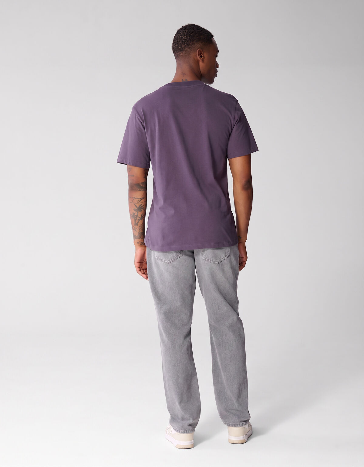 Minimal Artwork T-shirt Paars