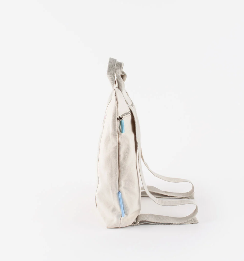 SAC À DOS TOILE BRODÉECRUDO