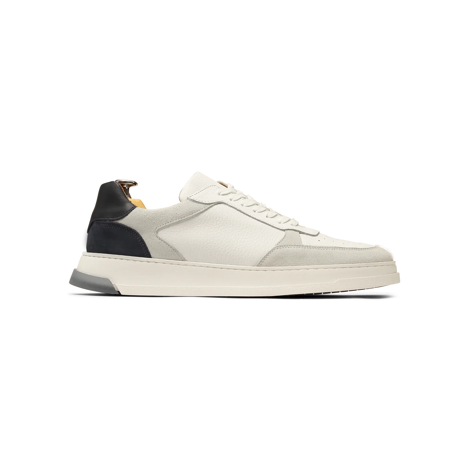Dutone-Sneakers / Basket en cuir Bleu Blanc