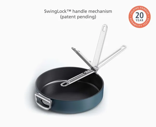 Joseph Joseph Space, Rund, Gryde til alle formål, Blå, Keramisk, 232 °C, Aluminium