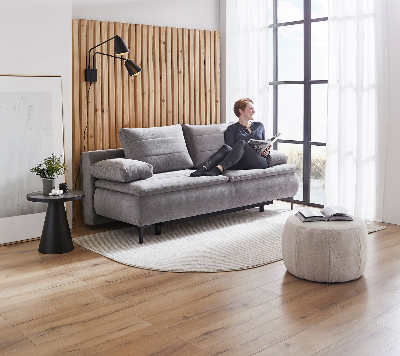 Novel Boxspring-Schlafsofa MELLY