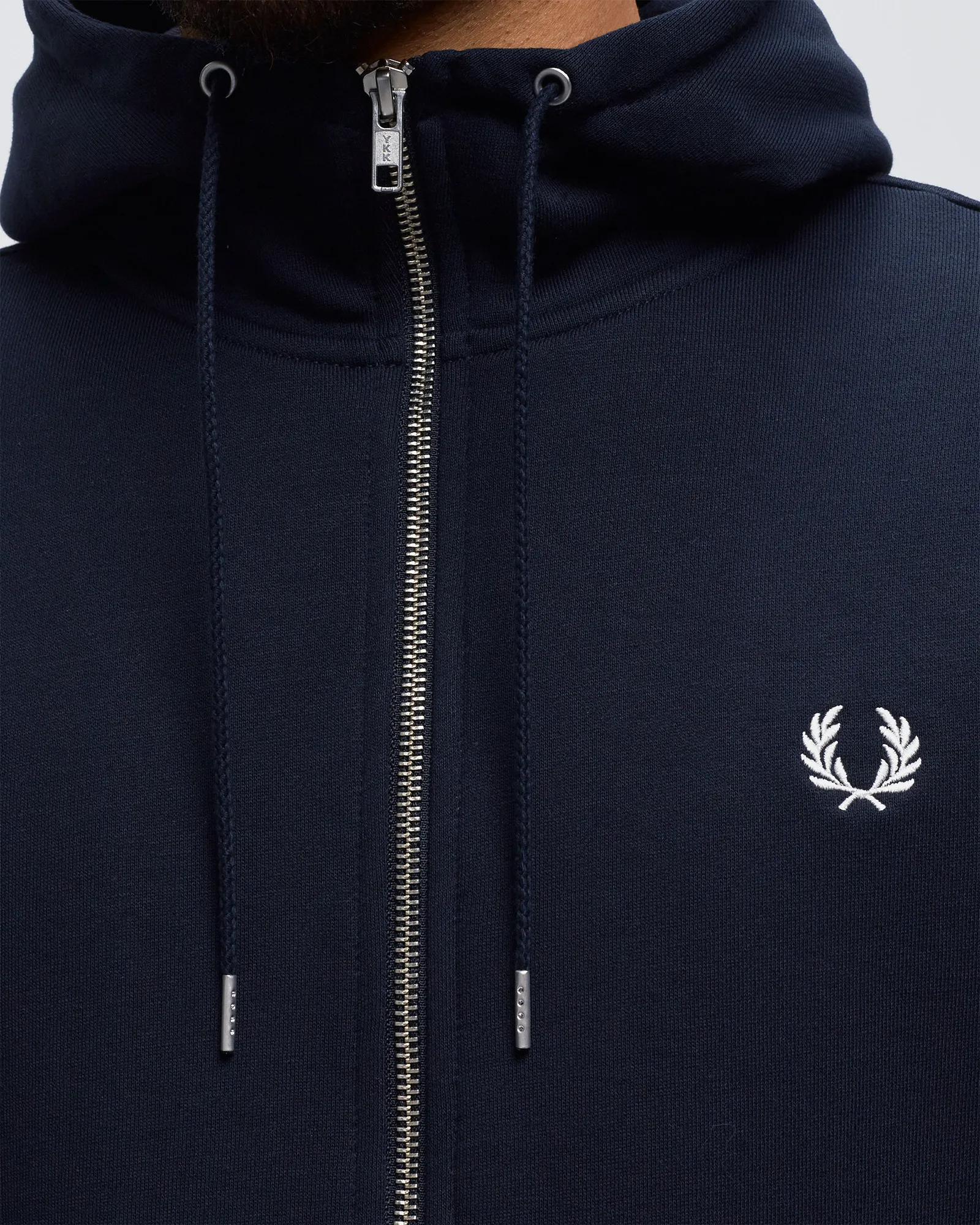 Fred Perry HOODED ZIP THROUGH SWEATSHIRT