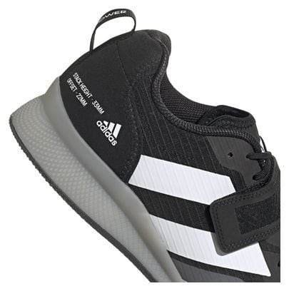 Chaussures de Running adidas running Adipower Weightlifting Noir Blanc Unisexe