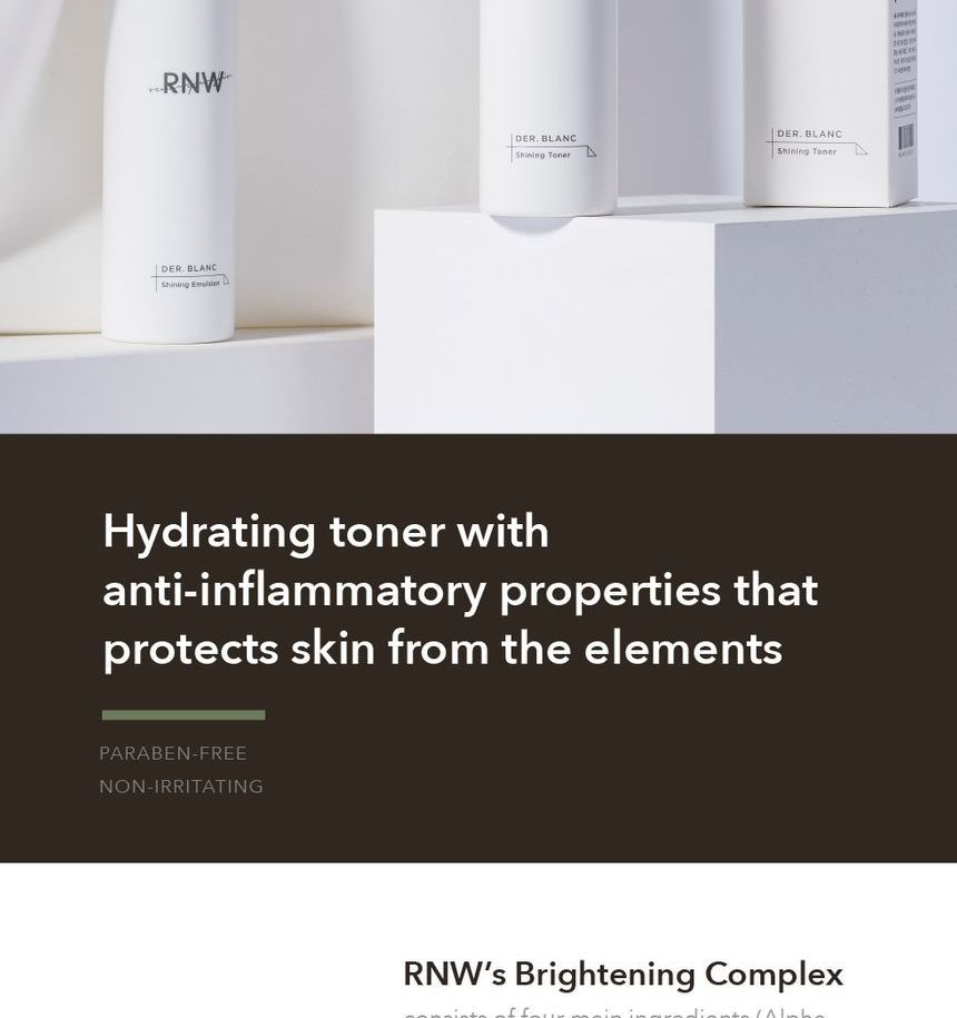RNW-DER. BLANC glanzende toner