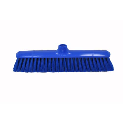 Balai fibres souples alimentaire PLP 38cm bleu Maine Brosserie
