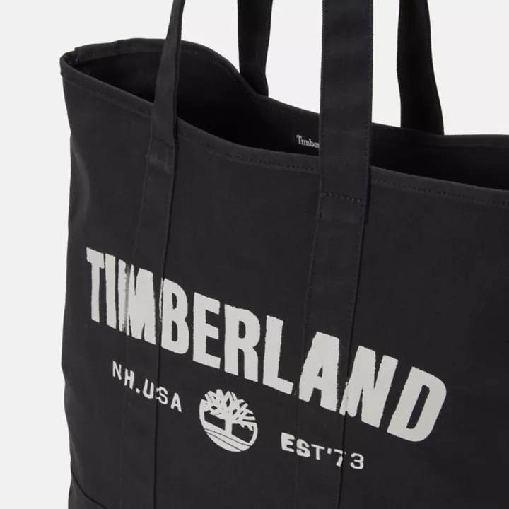 Fourre-tout en toile unisexe Easy en noir
