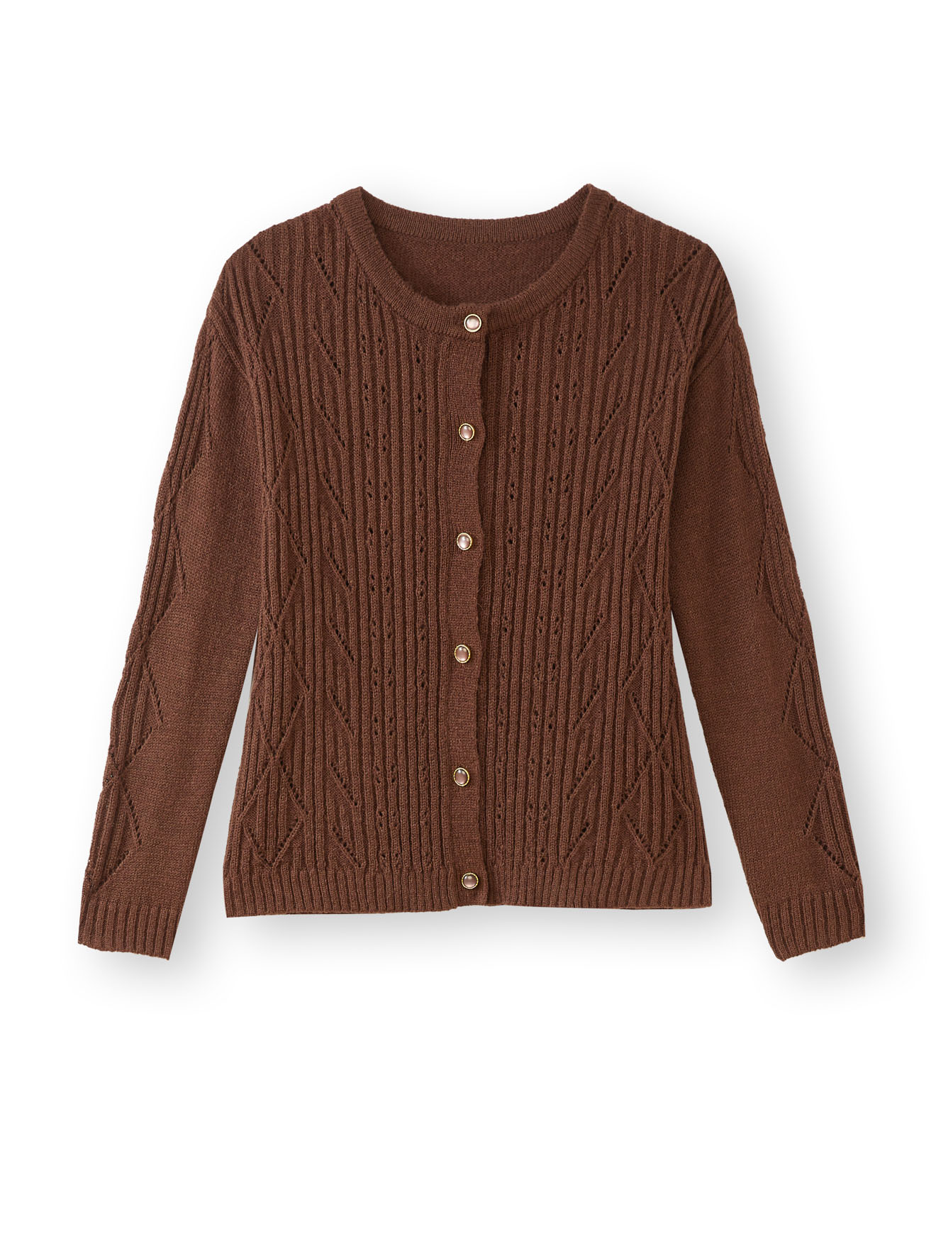 Cardigan fantaisie avec laine et alpaga