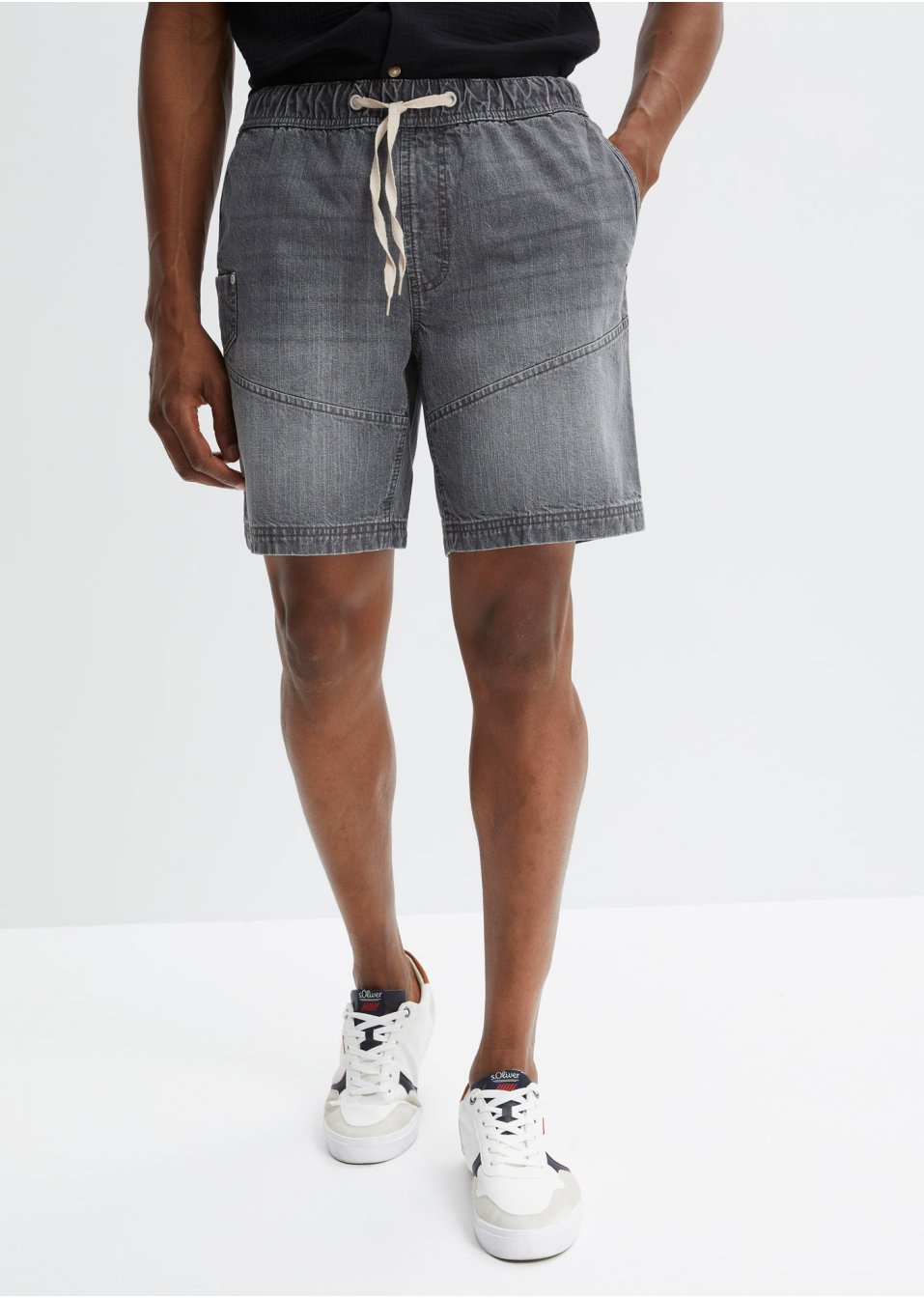 Lot de 2 bermudas taille extensible, Regular Fit
