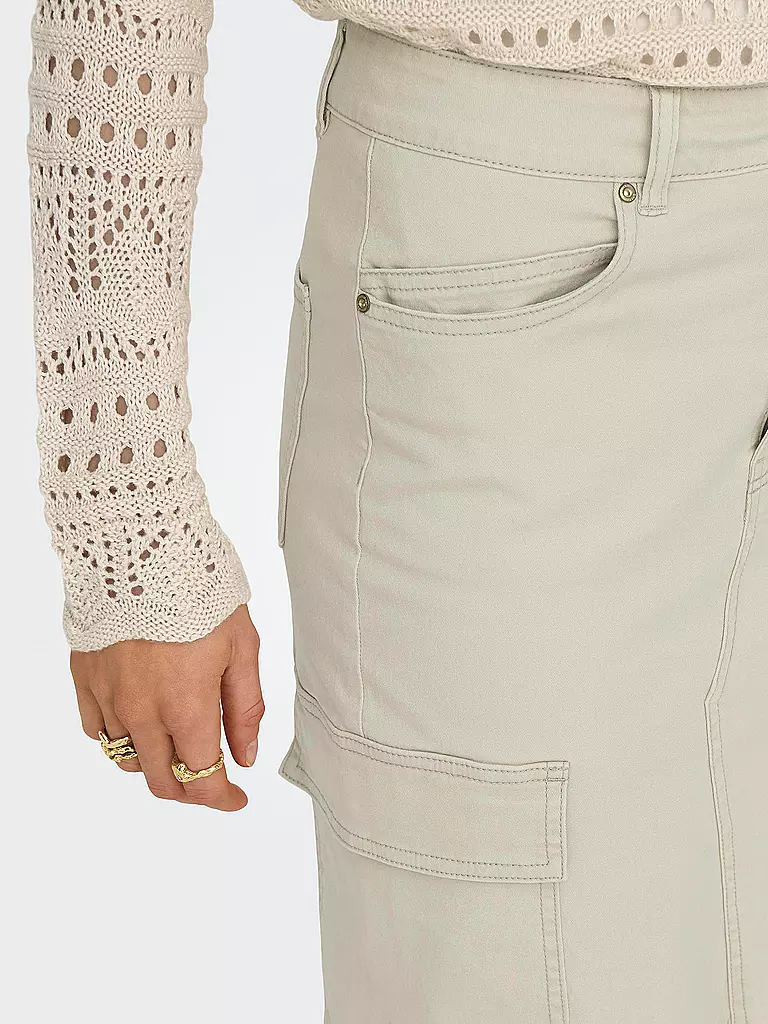 ONLY Jeansrock ONLLOLA beige