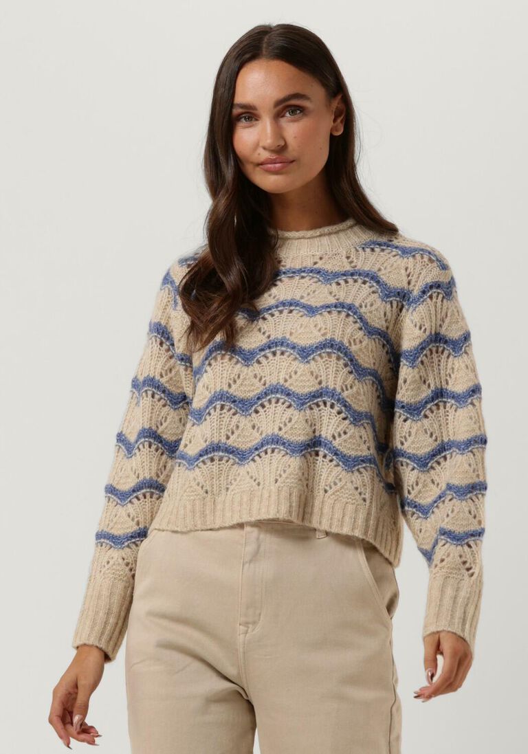 OBJECT zand object trui christa l/s knit pullover 123