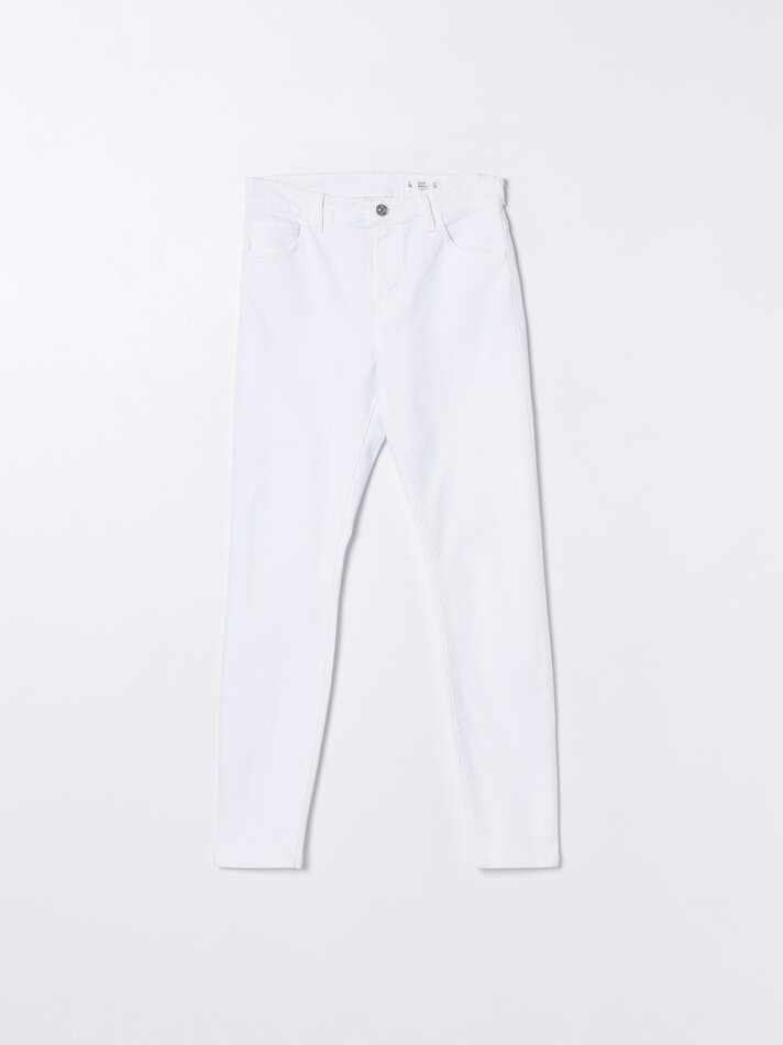 Calça jeans skinny - Branca