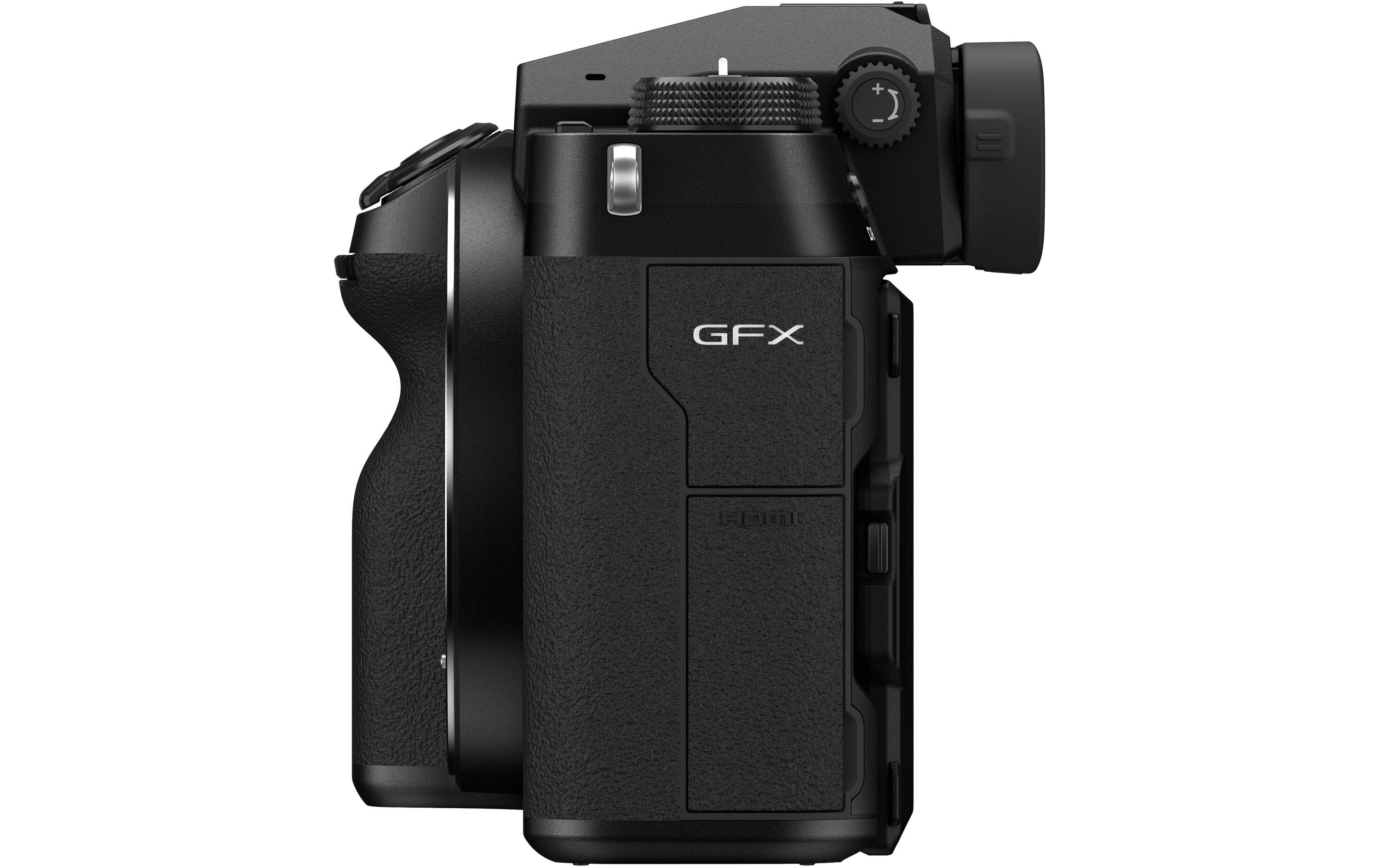 Fotokamera GFX-100S Body Schwarz<br>Portable, mobile Systemkamera mit Mittelformatsensor
