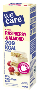 WeCare Meal Replacement Bars Raspberry & Almond 116GR