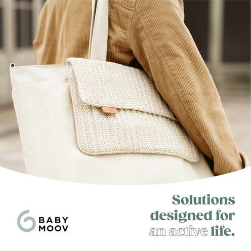 Sac à langer Tote bag - Ecru - BABYMOOV