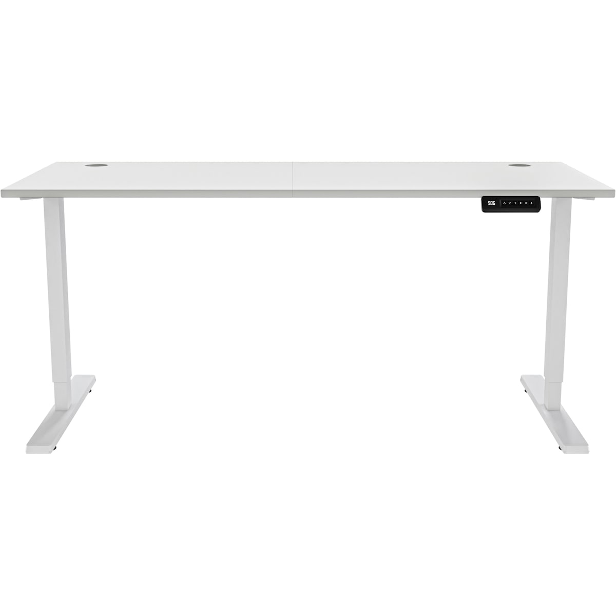 Piranha E-Base 140 høydejusterbart skrivebord (hvit)