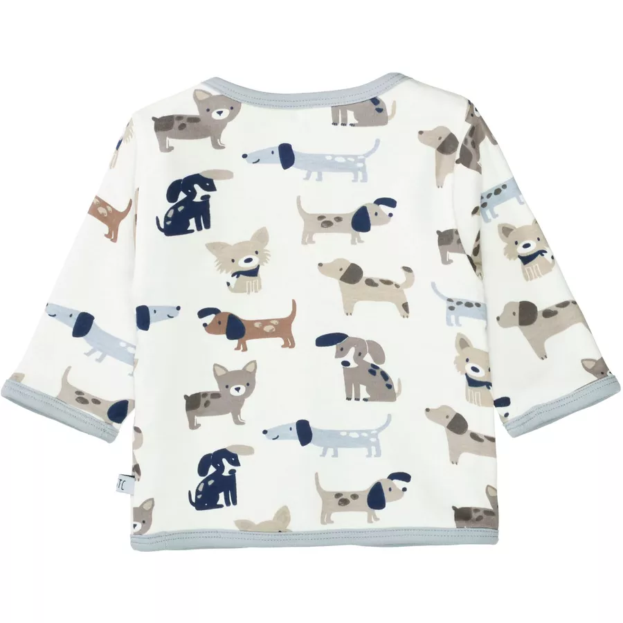 STACCATO Wendejacke offwhite dog gemustert