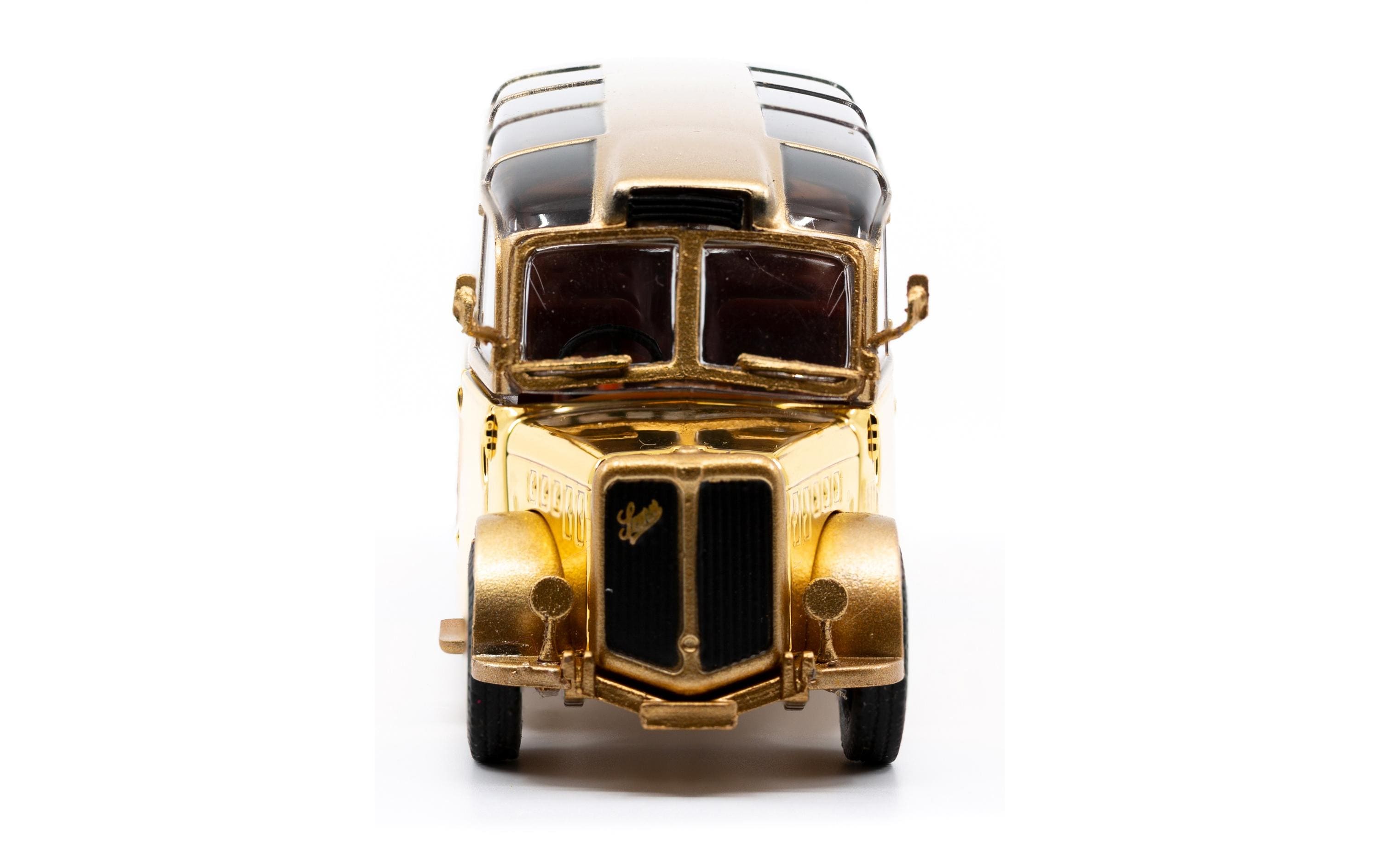 Bus Saurer L4C Alpenwagen Limited Edition Gold 1:87Alpenwagen Sammlermodell im Massstab 1:87