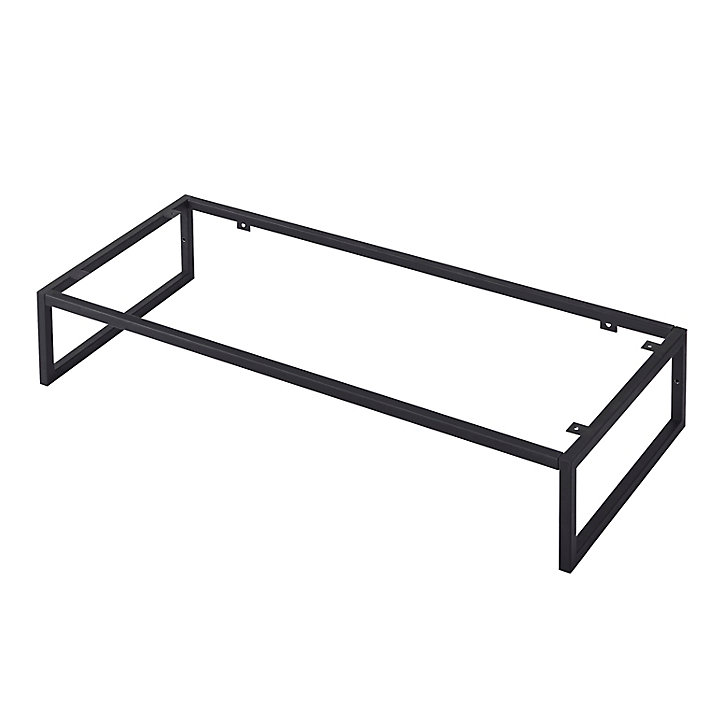 Équerre porte-serviettes pour vasque GoodHome Duala métal noir 80 cm