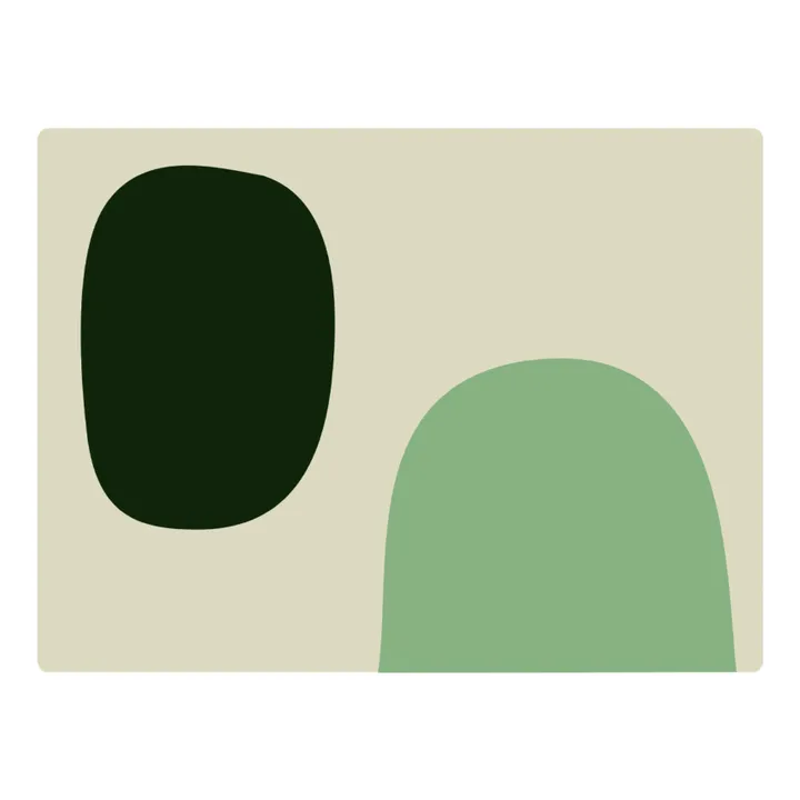 Opjet Set de table rectangulaire | Vert