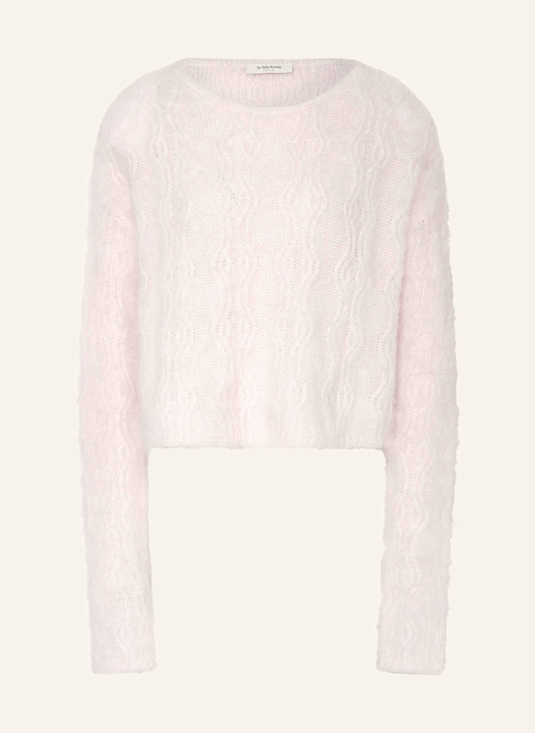 by Aylin Koenig Alpaka-Pullover ISABELLE mit Cut-out