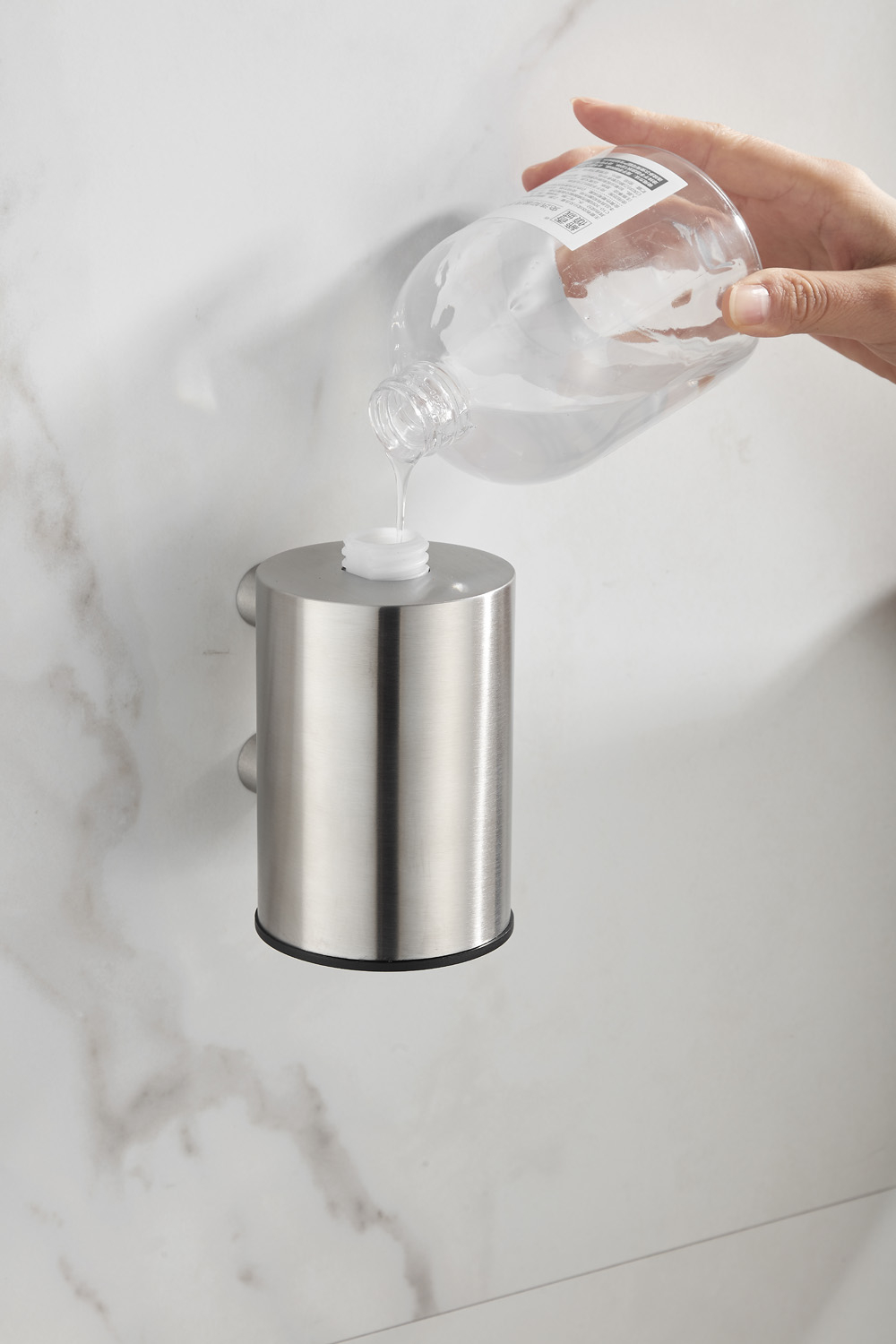 Saniclear Academy zeepdispenser RVS