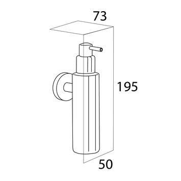 Tiger Zeepdispenser Boston Hangend RVS