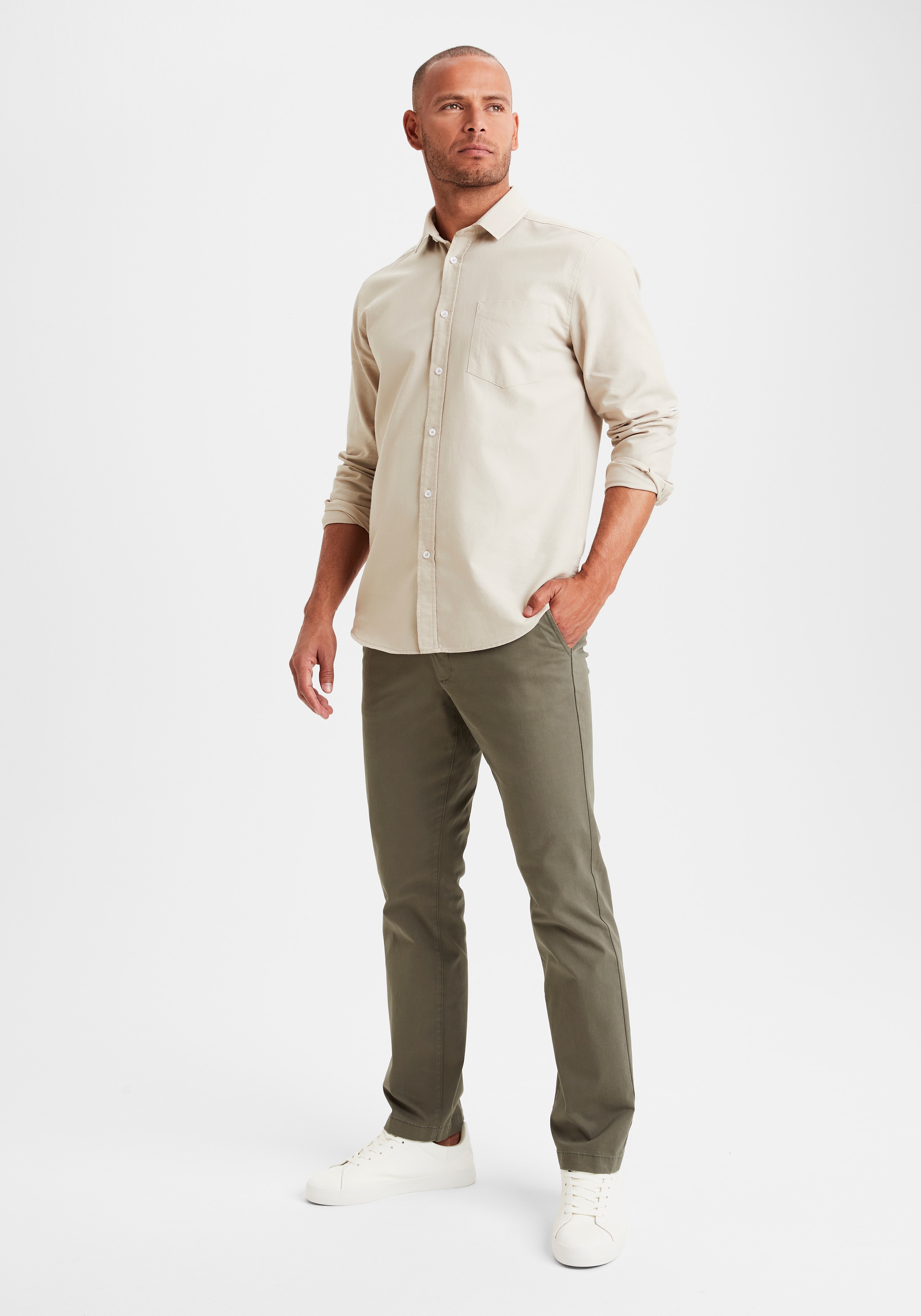 H.I.S Chinohose »regular-fit«  lange Hose, aus elastischer Baumwoll-Qualität