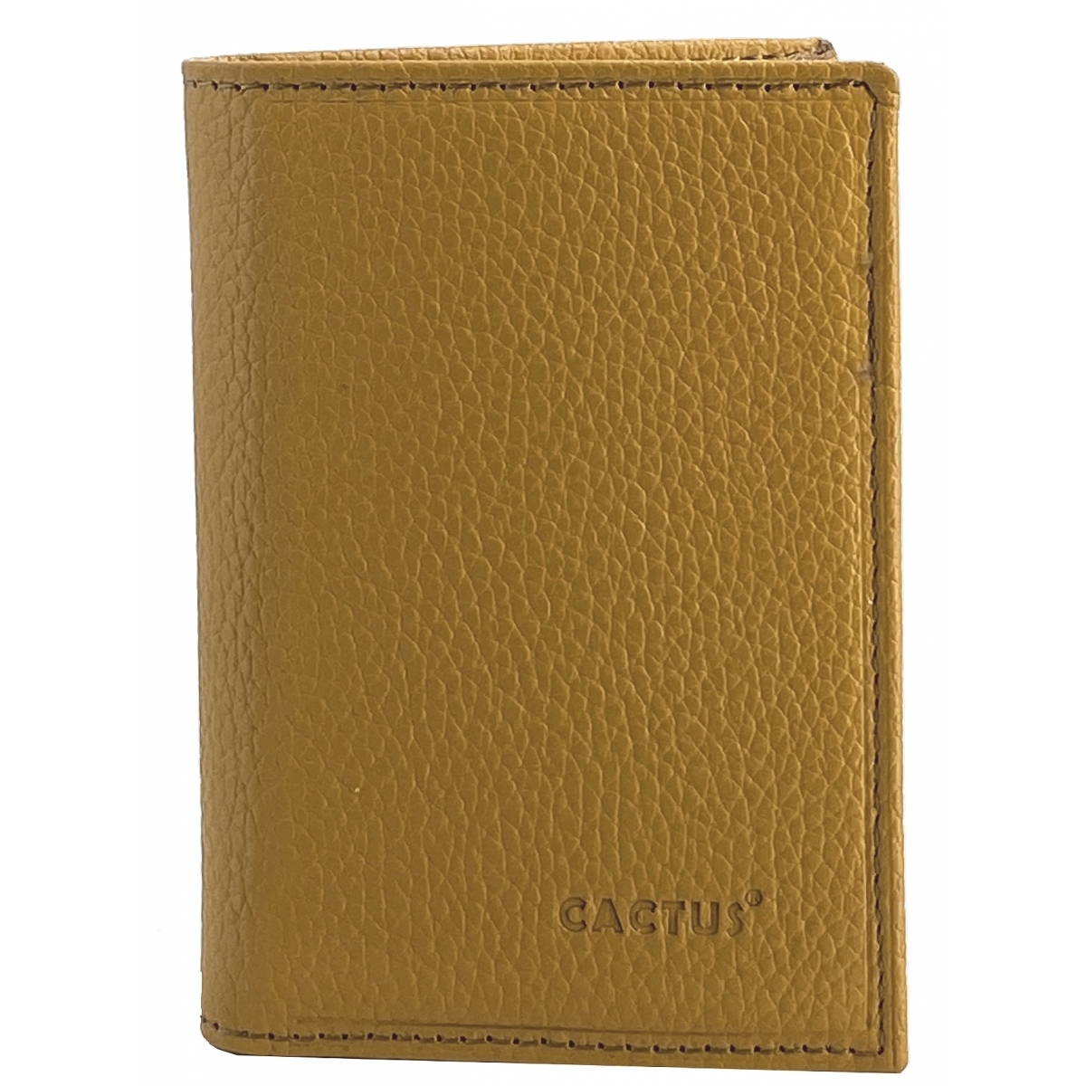 Cactus Porte Cartes cuir de vachette anti-RFID Cactus