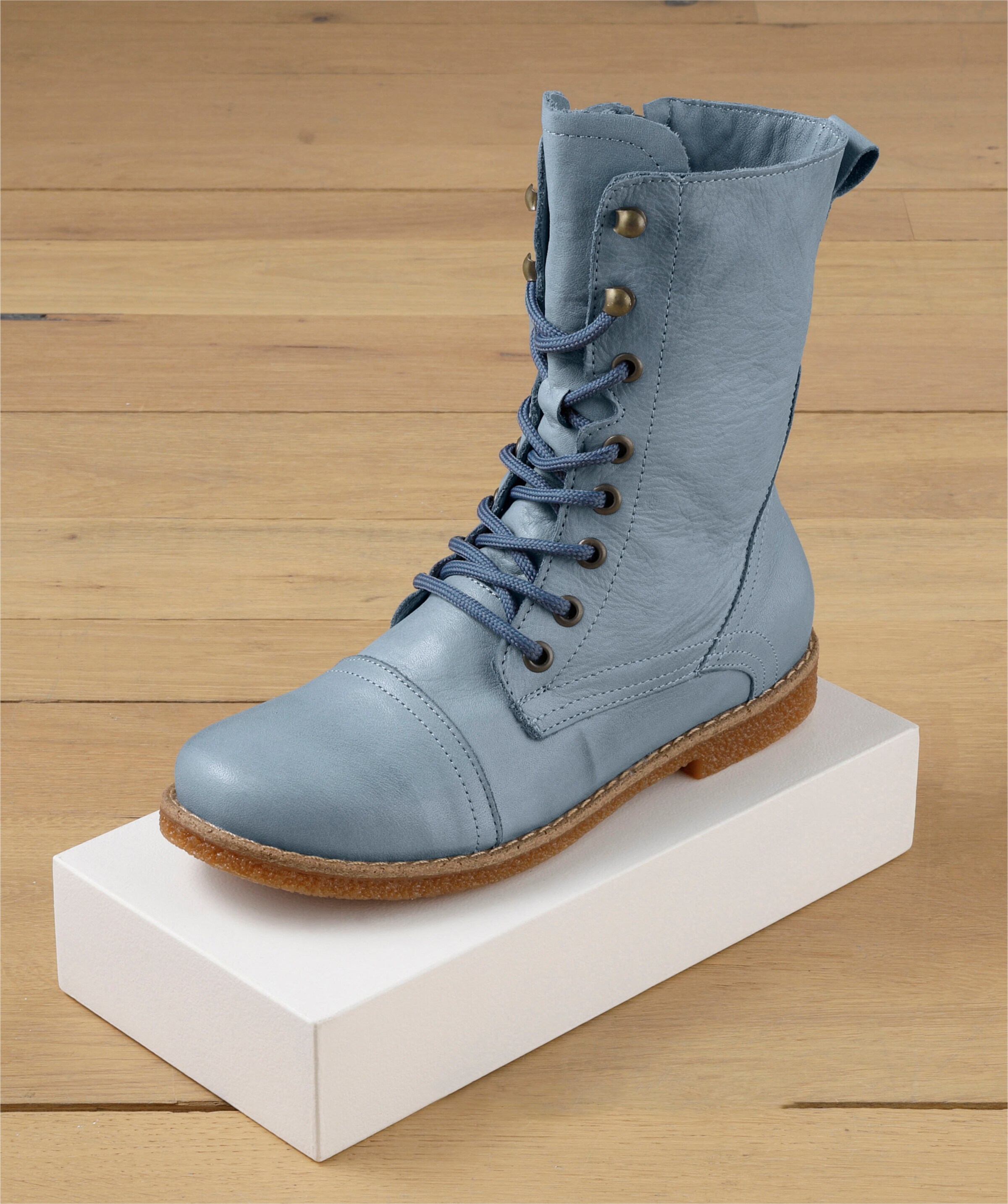 Andrea Conti Schnürstiefelette in bleu