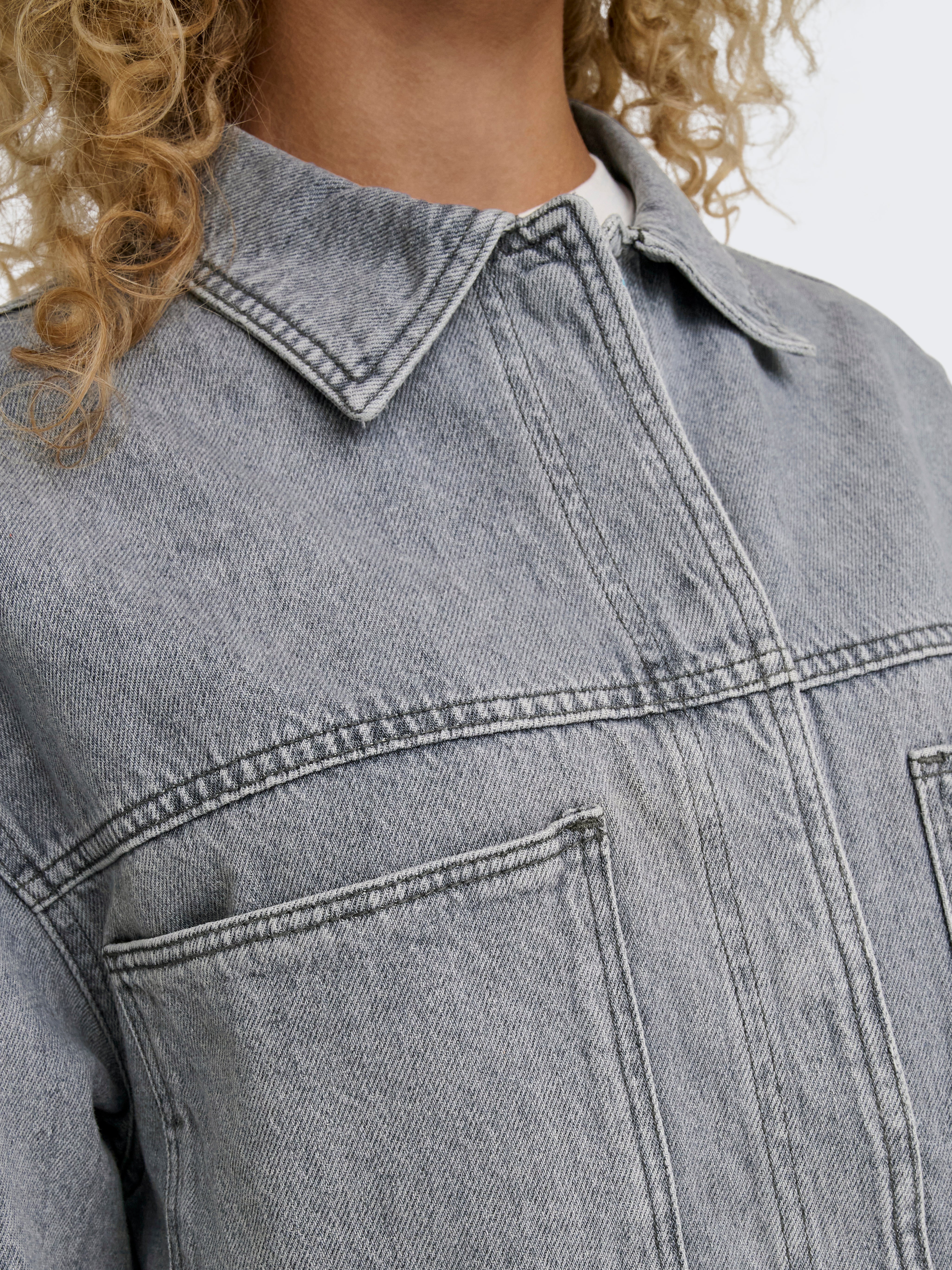 ONLEMMIE Jeanshemd Medium Grey Denim