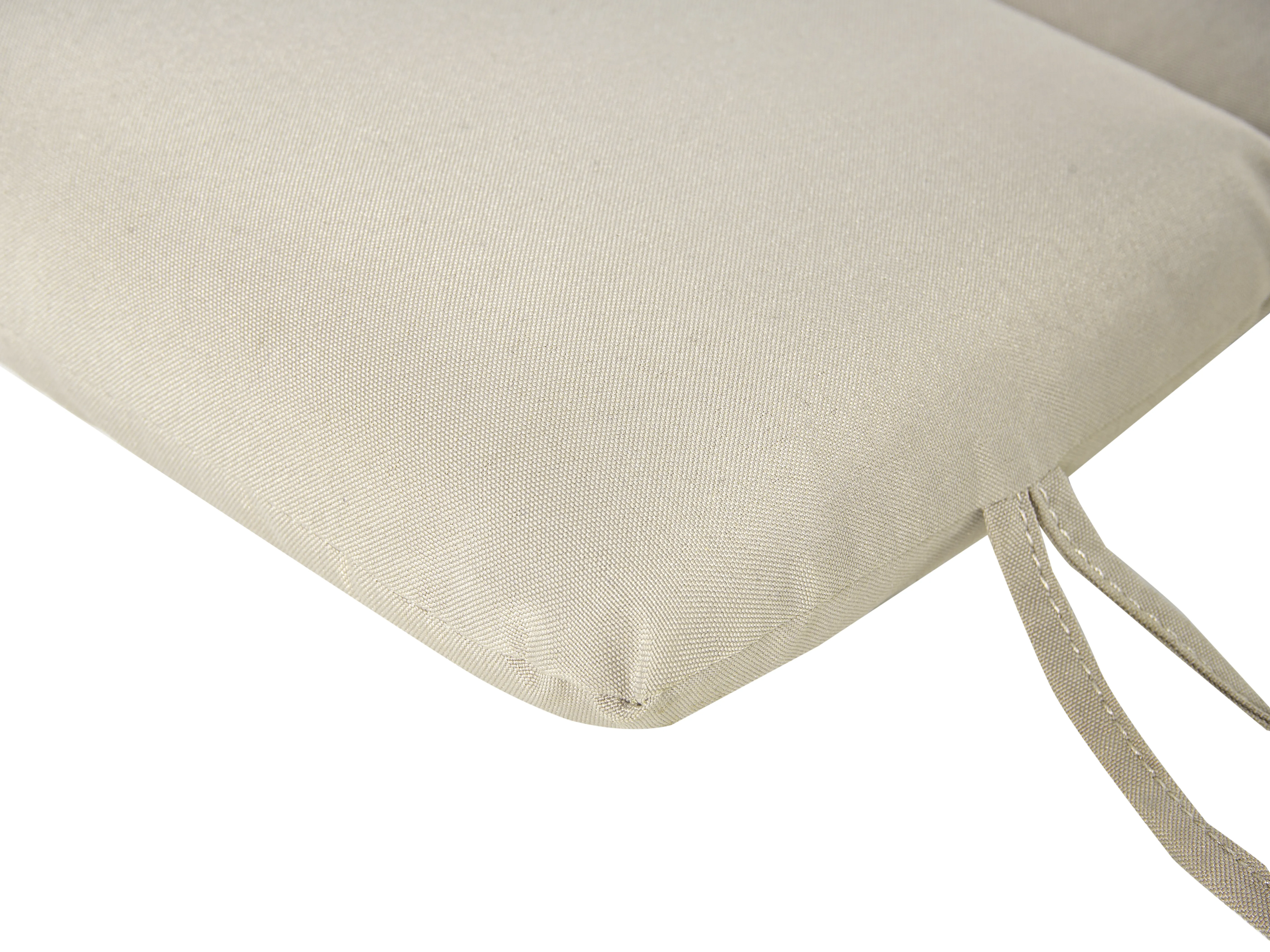 Ligstoel met kussen BRESCIA PREMIUM Acaciahout Taupe