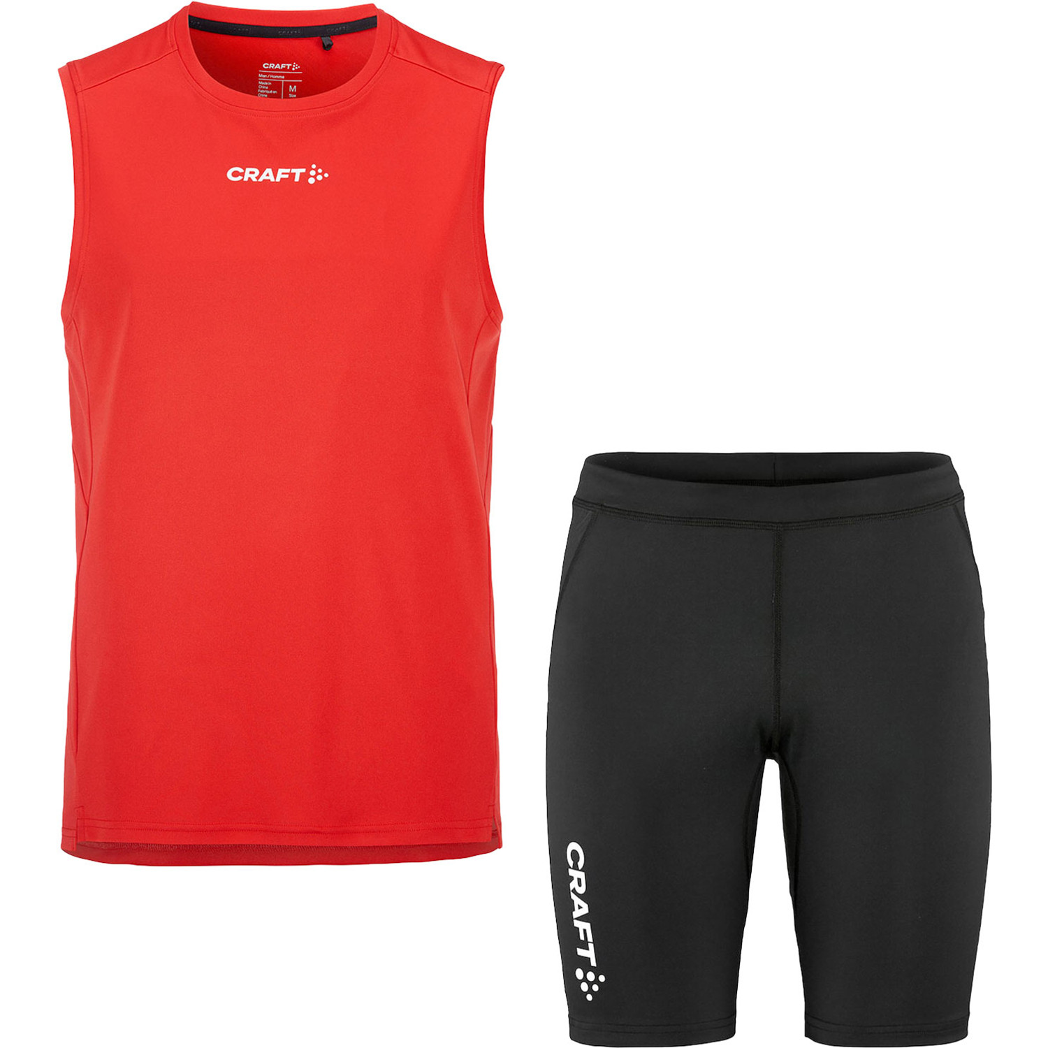 Craft Singlet Korte Legging Set Heren