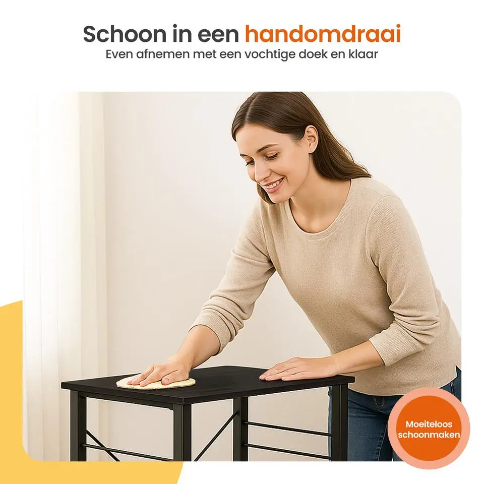 Goliving Keukentrolley - Keukenkast - Keukenrek - Keuken Organizer - Zwart