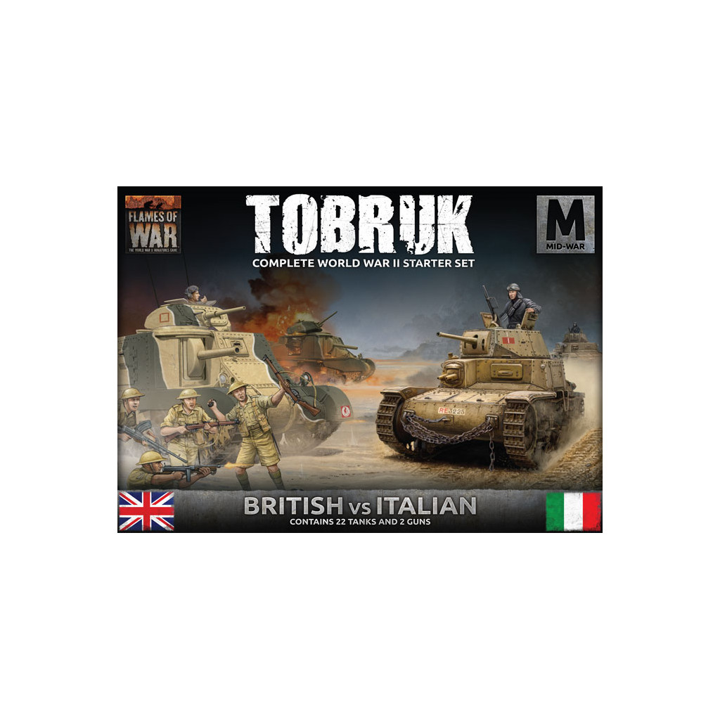 Flames of War - Tobruk Starter Set (MW Italy vs British)