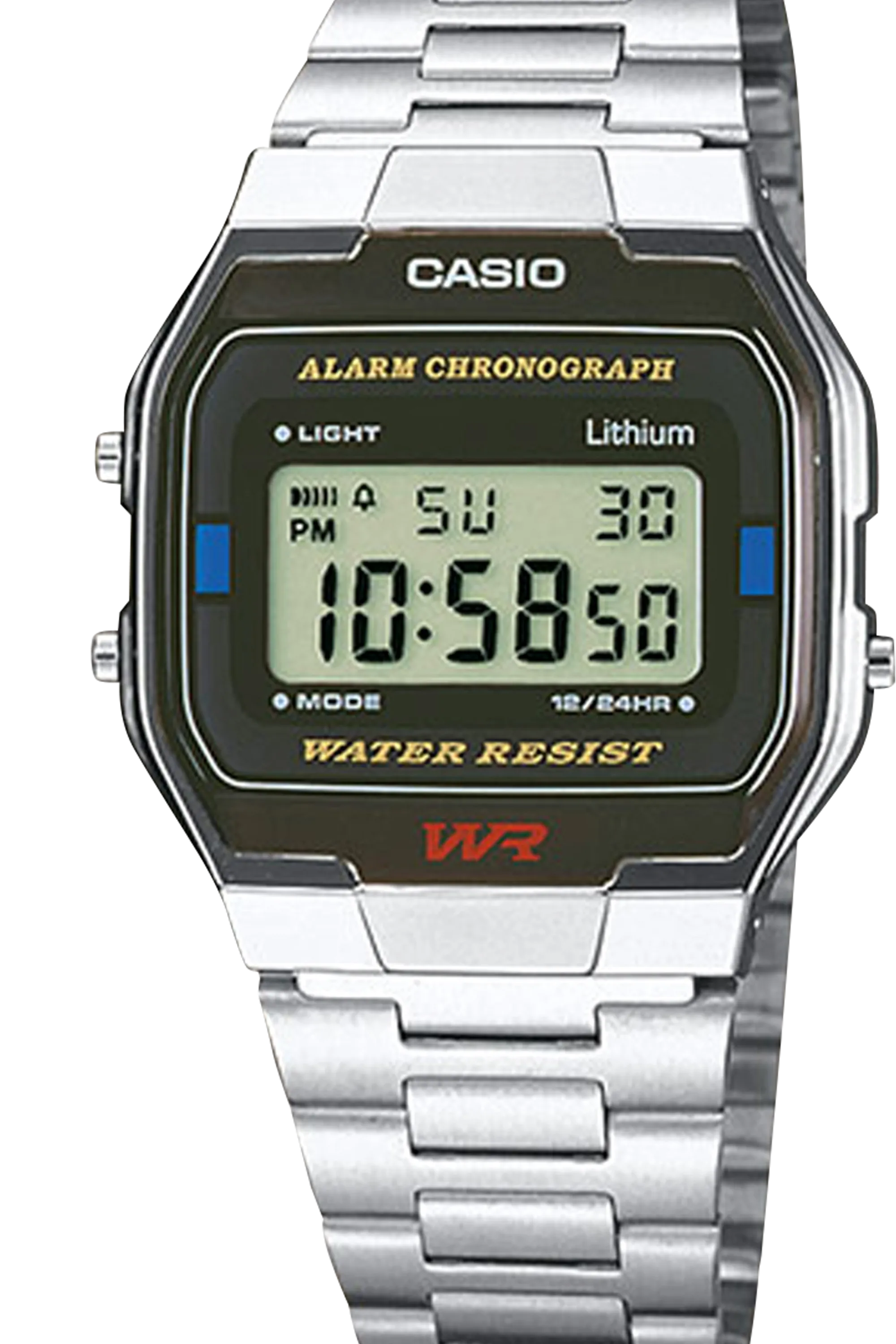 CASIO VINTAGE Montre A163WA 1QES Argent
