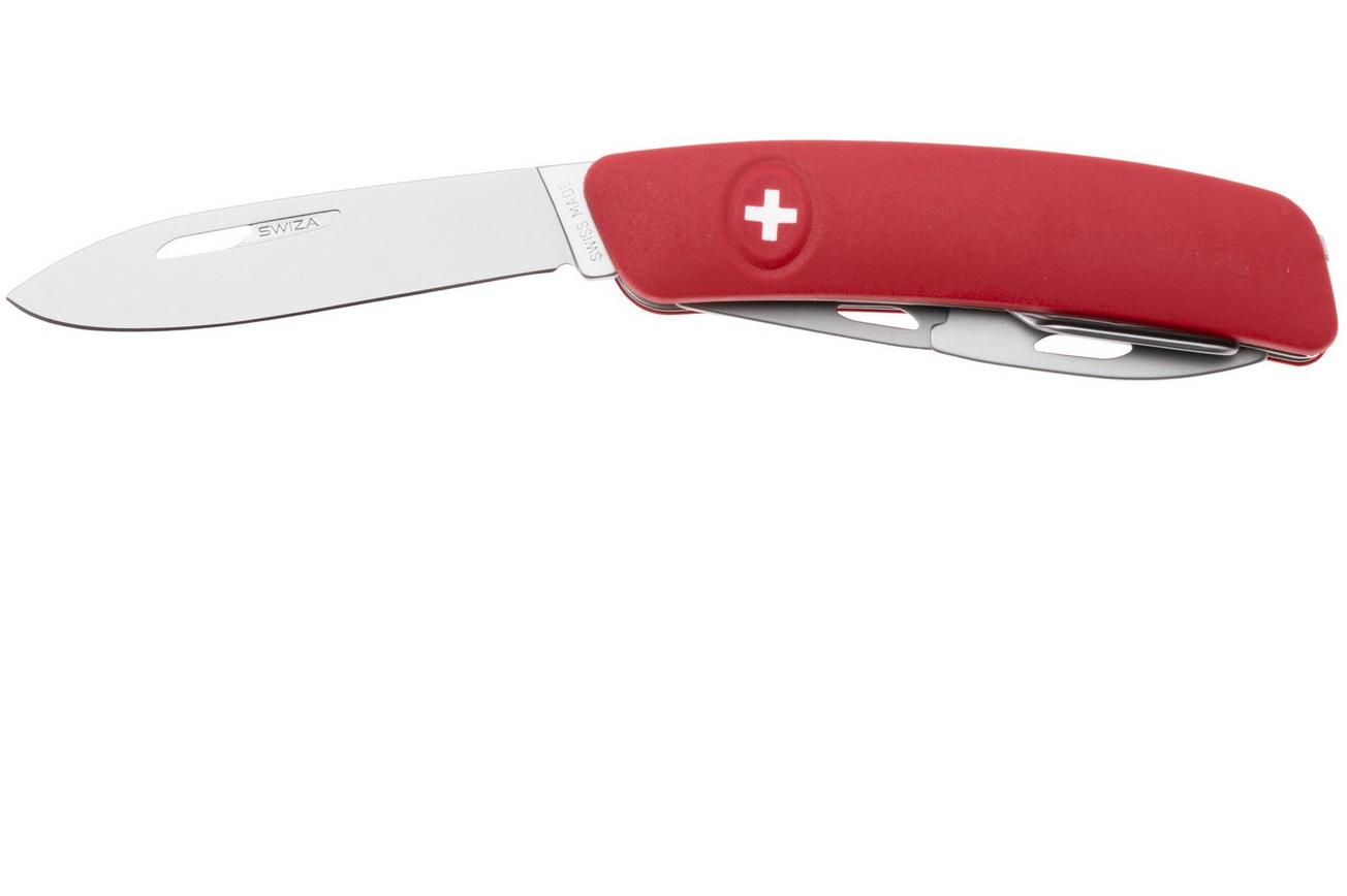 Swiza D03 AM, KNI.0036.1900, Red Helvetix, Zwitsers zakmes, 6 tools