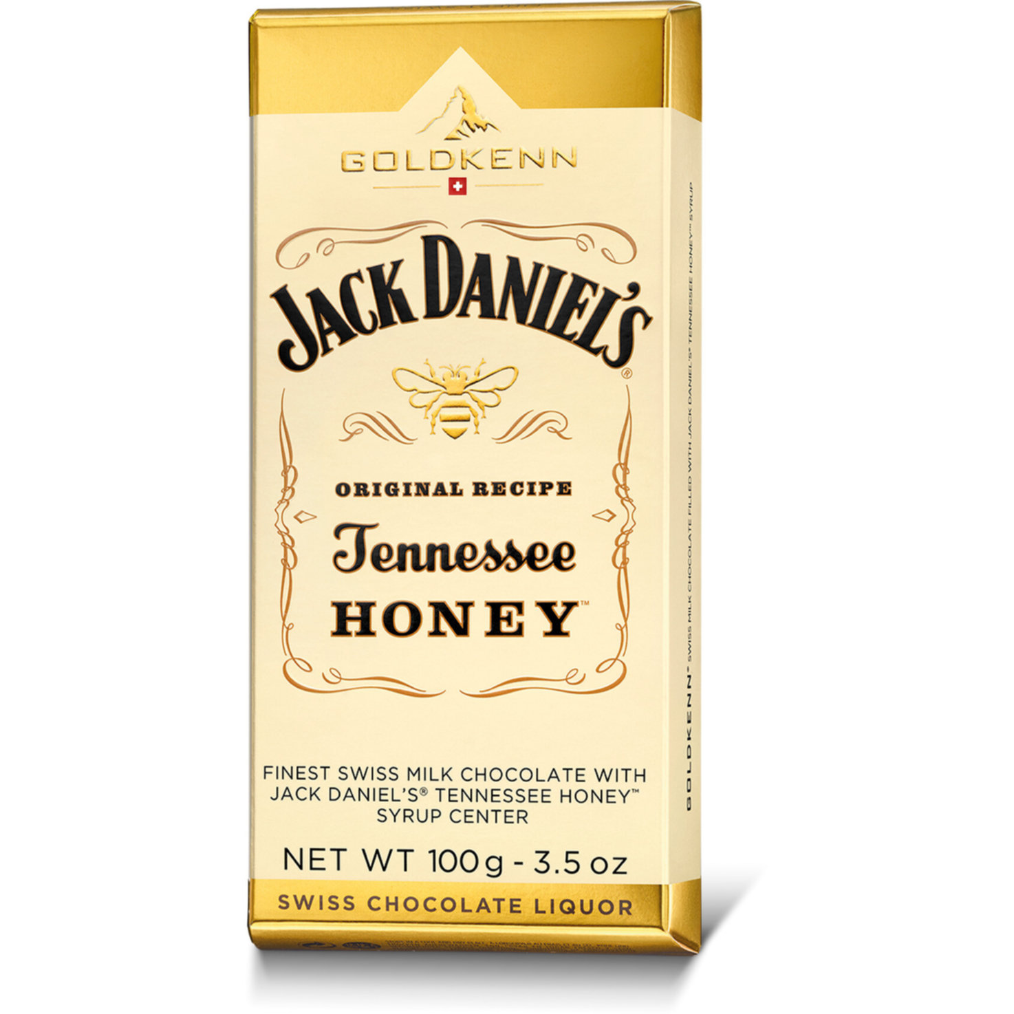 Goldkenn Likör-Tafel mit Jack Daniel's® Tennessee Honey-Füllung
